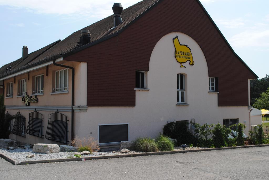 Motel - Hotel La Poularde Romont Exterior foto